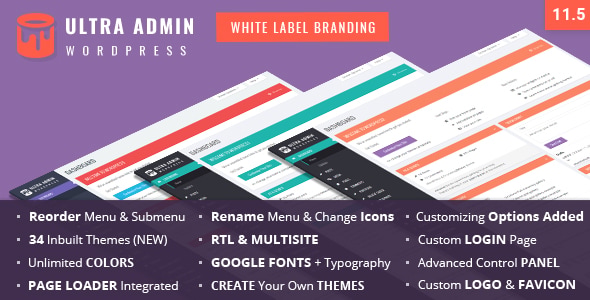 Ultra WordPress Admin Theme Review: Clean Admin UI