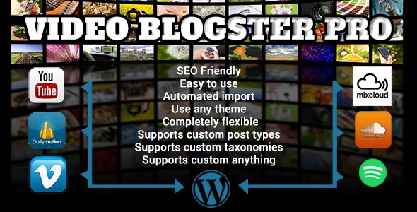Video Blogster Pro Review: Import YouTube to WordPress