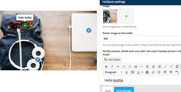 WPBakery Image Hotspot Review: Tooltip Lightbox