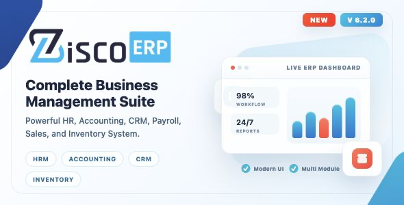 ZiscoERP Review: HR, Accounting & CRM in One